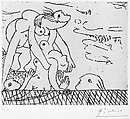 The Rescue I, Pablo Picasso (Spanish, Malaga 1881–1973 Mougins, France), Etching