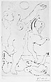Game on the Beach, Pablo Picasso (Spanish, Malaga 1881–1973 Mougins, France), Drypoint