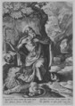 Saint Jerome, Pieter de Jode I (Netherlandish, Antwerp 1570–Antwerp 1634), Engraving