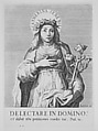 Saint Catherine of Siena, Anonymous, Etching