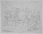 Washington Irving's Illustrations of the Legend of Sleepy Hollow, Designed and Etched by F.O.C. Darley for the Members of the American Art Union, 1850, Felix Octavius Carr Darley (American, Philadelphia, Pennsylvania 1822–1888 Claymont, Delaware), Lithographs (called etching on stone)
