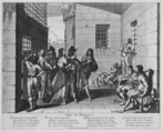 Visiting Prisoners, Abraham Bosse (French, Tours 1602/04–1676 Paris), Etching; first state of two