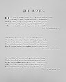 The Raven, Written by Edgar Allan Poe (American, Boston, Massachusetts 1809–1849 Baltimore, Maryland), illustrated book with wood engravings