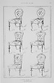Modern Furniture.  Original and Select, James Lovegrove Holt (British, active early 19th century), Lithographs