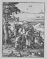 Abraham Going to Sacrifice Isaac, Lucas van Leyden (Netherlandish, Leiden ca. 1494–1533 Leiden), Woodcut; first state