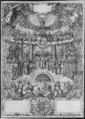 Triumph of Christian Faith, Jost Amman  Swiss, Etching printed from two plates on two sheets