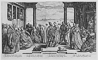 The Venetian Wedding, Hendrick Goltzius  Netherlandish, Engraving
