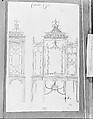 Chippendale Drawings, Vol. II, Thomas Chippendale (British, baptised Otley, West Yorkshire 1718–1779 London), Pen and black ink, brush and gray wash