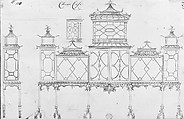 Chippendale Drawings, Vol. II, Thomas Chippendale (British, baptised Otley, West Yorkshire 1718–1779 London), Pen and black ink, brush and gray wash
