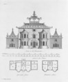 The Chinese and Gothic Architecture... Being Twenty New Plans and Elevations, On Twelve Copper-Plates, William Halfpenny (British, active from ca. 1722, died 1755), Illustrations: etching and engraving