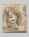 Susanna, Peter Paul Rubens (Flemish, Siegen 1577–1640 Antwerp), Pen and brown ink, brush and brown wash