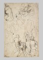 The Virgin Adored by Saints (recto); Study of the Torso Belvedere (verso), Peter Paul Rubens (Flemish, Siegen 1577–1640 Antwerp), Pen and brown ink (recto); red chalk (verso)