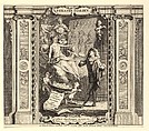 Frontispice to Theatre Italien, Claude Gillot (French, Langres 1673–1722 Paris), Etching; second state