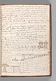 Notebook with Views of the Excavations at Herculaneum and of Other Italian Cities, Jérôme Charles Bellicard (French, Paris 1726–1786 Paris), Notebook of 55 pages on 29 leaves. Last leaf is hinged onto blank leaf. Two leaves are numbered 36 bis and 37 bis (in addition to pages 36, 37). Four leaves are missing between pages 1 and 2; one leaf is missing between pages 7 and 8; two leaves are missing between pages 23 and 24; two leaves are missing between pages 39 and 40; two leaves are missing between pages 51 and 52. Late-eighteenth-century or early-nineteenth-century sprinkled leather binding with marbleized endpapers.