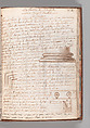 Notebook with Views of the Excavations at Herculaneum and of Other Italian Cities, Jérôme Charles Bellicard (French, Paris 1726–1786 Paris), Notebook of 55 pages on 29 leaves. Last leaf is hinged onto blank leaf. Two leaves are numbered 36 bis and 37 bis (in addition to pages 36, 37). Four leaves are missing between pages 1 and 2; one leaf is missing between pages 7 and 8; two leaves are missing between pages 23 and 24; two leaves are missing between pages 39 and 40; two leaves are missing between pages 51 and 52. Late-eighteenth-century or early-nineteenth-century sprinkled leather binding with marbleized endpapers.