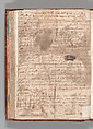 Notebook with Views of the Excavations at Herculaneum and of Other Italian Cities, Jérôme Charles Bellicard (French, Paris 1726–1786 Paris), Notebook of 55 pages on 29 leaves. Last leaf is hinged onto blank leaf. Two leaves are numbered 36 bis and 37 bis (in addition to pages 36, 37). Four leaves are missing between pages 1 and 2; one leaf is missing between pages 7 and 8; two leaves are missing between pages 23 and 24; two leaves are missing between pages 39 and 40; two leaves are missing between pages 51 and 52. Late-eighteenth-century or early-nineteenth-century sprinkled leather binding with marbleized endpapers.