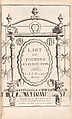 L'Art de Tourner, ou de faire en perfection toutes sortes d'ouvrages au tour, Written by Charles Plumier, Engraving