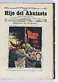 Two bound volumes of issues of the Mexican newspaper 'El Hijo del Ahuizote', Daniel Cabrera Rivera Mexican