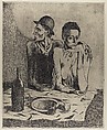 The Frugal Repast, Pablo Picasso (Spanish, Malaga 1881–1973 Mougins, France), Etching