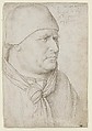 Portrait of Alain de Coëtivy (1407–1474), Jean Fouquet (French, Tours ca. 1425–ca. 1478 Tours), Metalpoint, black chalk on white prepared paper