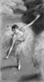 Dancer in Green, Edgar Degas (French, Paris 1834–1917 Paris), Pastel