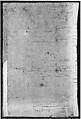 San Lorenzo, Library, pilaster, elevation; soffit, detail, plan (recto) San Lorenzo, Library, entablature, section (verso), Drawn by Anonymous, French, 16th century, Dark brown ink, black chalk, and incised lines