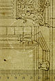 St. Peter's, apse, partial elevation (recto) blank (verso), Drawn by Anonymous, French, 16th century, Dark brown ink, black chalk, and incised lines