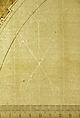 St. Peter's, drum, plans at two levels (recto) blank (verso), Drawn by Anonymous, French, 16th century, Dark brown ink, black chalk, and incised lines