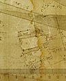 Bastione Ardeatino, Rome, plan and section (recto) Bastione Ardeatino, Rome, plans (verso), Drawn by Anonymous, French, 16th century, Dark brown ink, black chalk, and incised lines