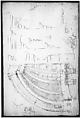 St. Peter's, dome and drum, interior section and elevation, and labeled details (recto); St. Peter's, moulding profiles, details  (verso), Attributed to Etienne DuPérac (French, ca. 1535–1604), Pen and brown ink, black chalk, and incised lines