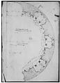 Pantheon, partial plan; details (recto) Pantheon, rectangular niche, perspective; vault, detail (verso), Drawn by Anonymous, French, 16th century, Dark brown ink, black chalk, and incised lines