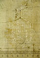 Pantheon, section (recto) Pantheon, capital, elevation; capital, details, Drawn by Anonymous, French, 16th century, Dark brown ink, black chalk, and incised lines