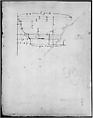 Arch of Camigliano, cornice, elevation in profile, ornamental detailing (recto) Unidentified, Doric capital; Arch of Camigliano, cornice, profile, sketch (verso), Drawn by Anonymous, French, 16th century, Dark brown ink, black chalk, and incised lines