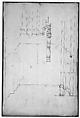 Forum of Nerva, colonnade, profiles of attic and entablature, architrave and column detail (recto) Arch of Constantine, plan (verso), Drawn by Anonymous, French, 16th century, Dark brown ink, black chalk, and incised lines