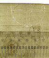 Temple of Castor and Pollux, soffit panel, ceiling plan (recto) Unidentified, stucco or fresco, details (verso), Drawn by Anonymous, French, 16th century, Dark brown ink, black chalk, and incised lines