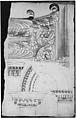 Arch of Septimius Severus, pilaster capital, elevation; impost and arch elevation; detail (recto) blank (verso), Drawn by Anonymous, French, 16th century, Dark brown ink, black chalk, and incised lines