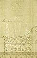 Unidentified, Ionic capital, front and side elevations with small studies (recto) calculation notes (verso), Drawn by Anonymous, French, 16th century, Dark brown ink, black chalk, and incised lines