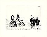 Las Meninas and Gentlemen in the Sierra, from 347 Suite, Pablo Picasso (Spanish, Malaga 1881–1973 Mougins, France), Sugar-lift aquatint