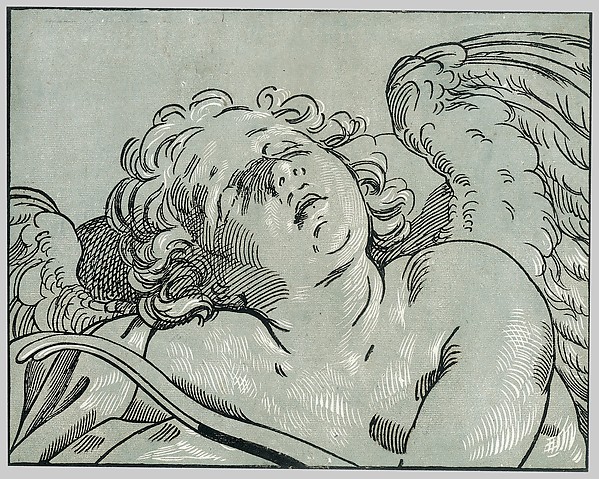 A sleeping cupid
