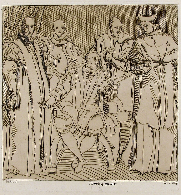 Anne Claude Philippe de Tubières, comte de Caylus, Charles V after Titian