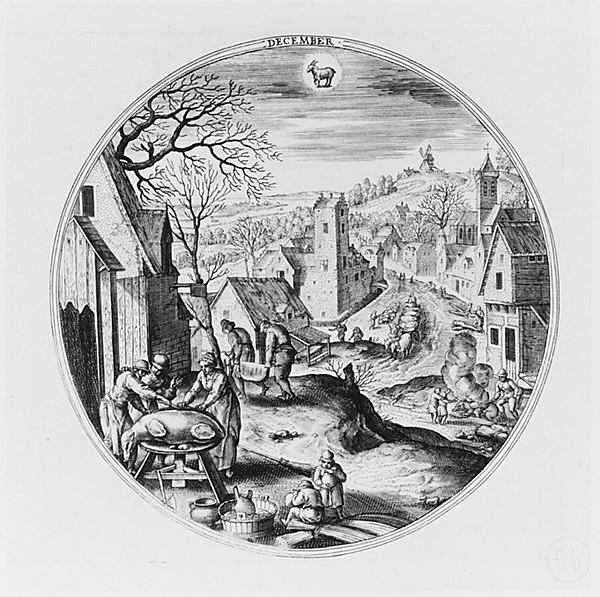 December, from the series The Months