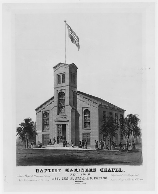 Frances Flora Bond Palmer, Baptist Mariners Chapel, New York