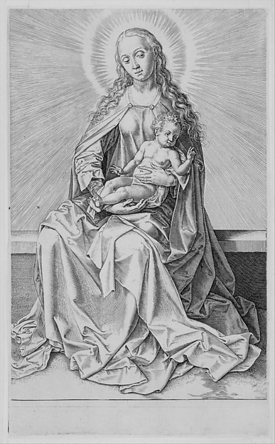 Virgin and Child by Hieronymus (Jerome) Wierix