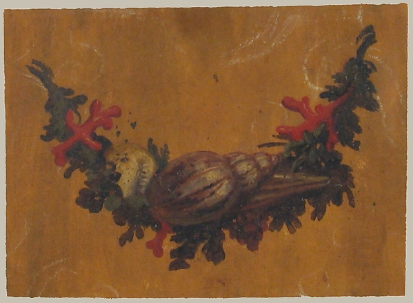Design for Garland with Shells
