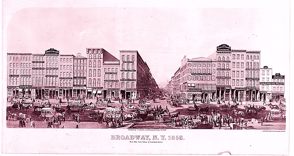 Broadway, New York, West Side from Fulton Street to Courtland Street