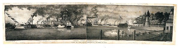 Grand Canal Celebration: View of the Fleet Preparing to Form in Line