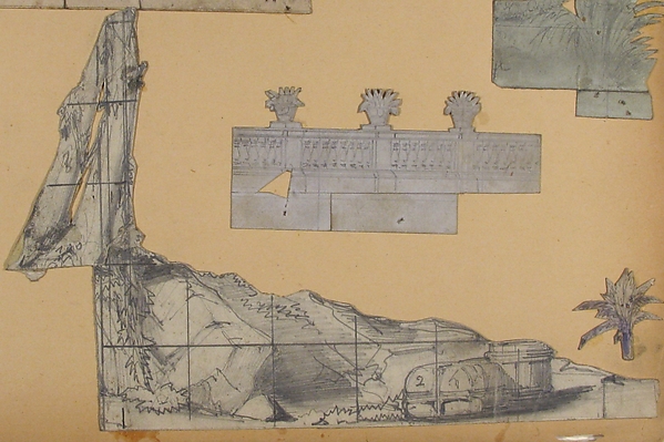 Design for a Stage Set at the Opéra, Paris