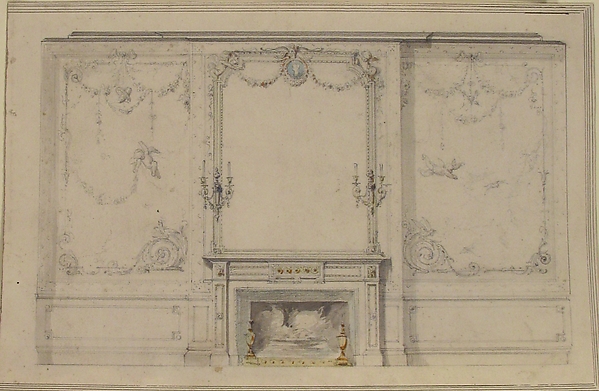 Design for Chimney Piece and Wall Decor