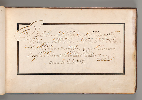 Calligraphic Exercise: Letters of the Alphabet in different scripts