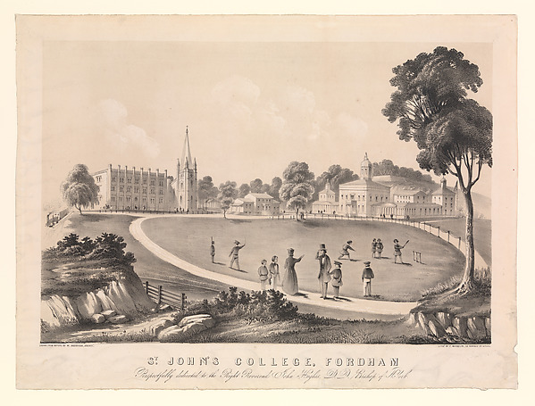 St. John's College Fordham, New York by William Rodrigue, The Metropolitan Museum of Art
